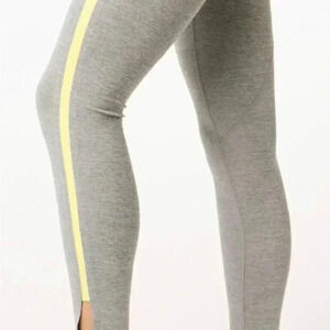 Zyia - Grey Neon Tape Light n Luxe Hi-Rise Leggings Leggings
